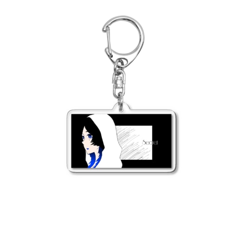 青の子 Acrylic Key Chain