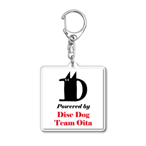 ddto-log-w-square Acrylic Key Chain