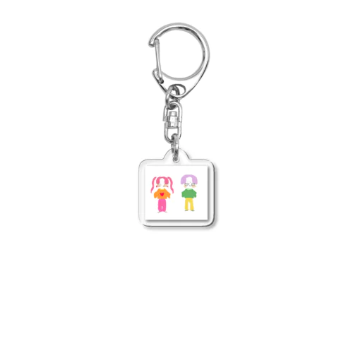 ついんてちゃんと顔面強男子 Acrylic Key Chain