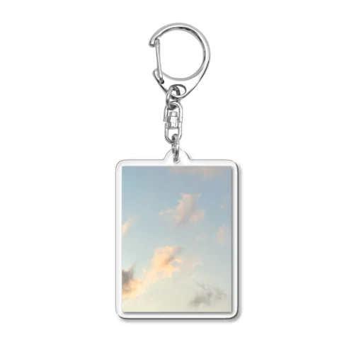 朝焼けと雲 Acrylic Key Chain