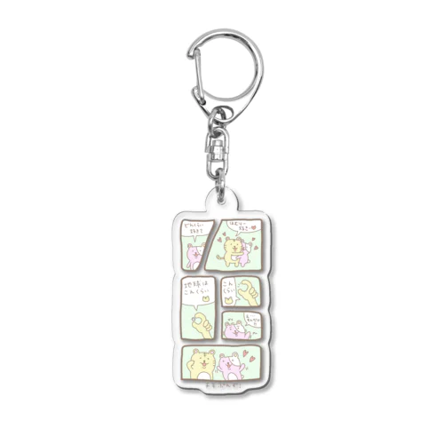 チキぷんず！マンガアクリルキーホルダー Acrylic Key Chain