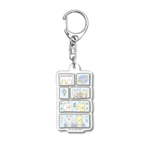 チキぷんず！マンガアクリルキーホルダー Acrylic Key Chain