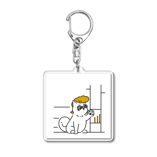 ワンキー犬 Acrylic Key Chain