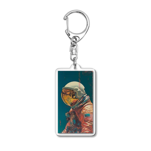 Astronauts Acrylic Key Chain