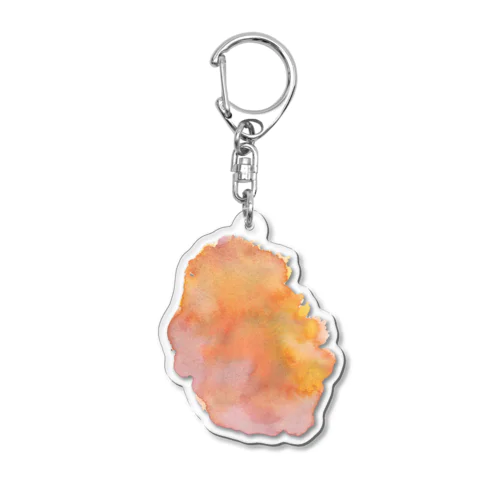 水彩ペイント・夕焼け Acrylic Key Chain