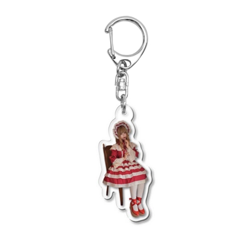 お座りみみ子 Acrylic Key Chain
