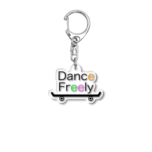 DanceFreely Acrylic Key Chain