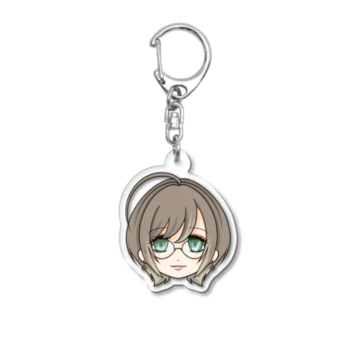 めがねちゃん Acrylic Key Chain