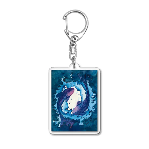 Halak a víz alatt 水中の魚達 Acrylic Key Chain