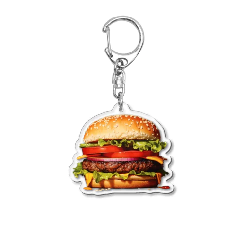 ハンバーガー Acrylic Key Chain