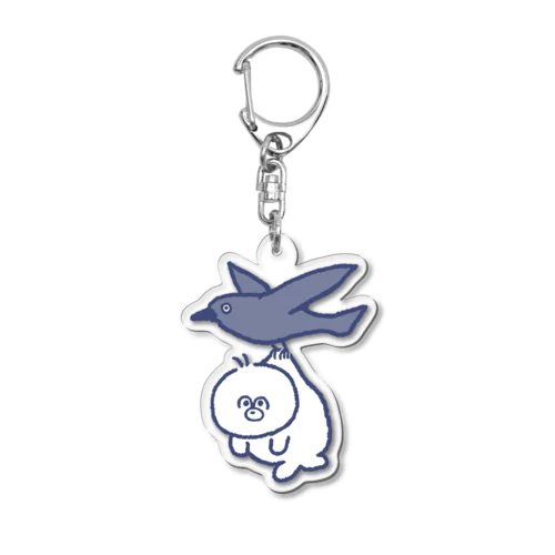 ニッチモサッチモ(連れ去られ) Acrylic Key Chain