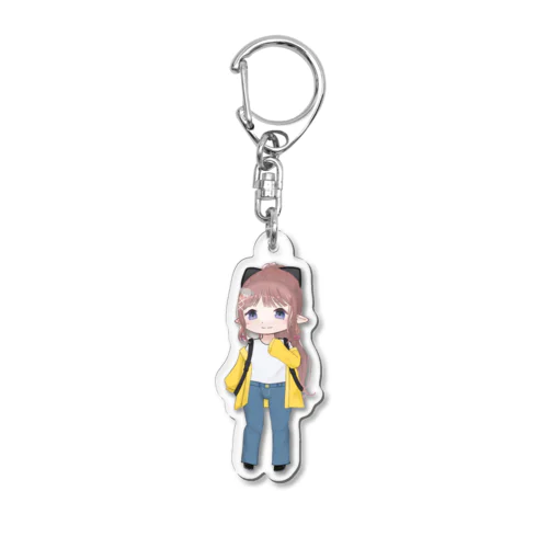 一緒にお出かけさくらちゃん Acrylic Key Chain