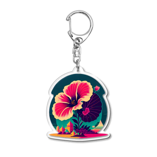 ハイビスカス🌺 Acrylic Key Chain