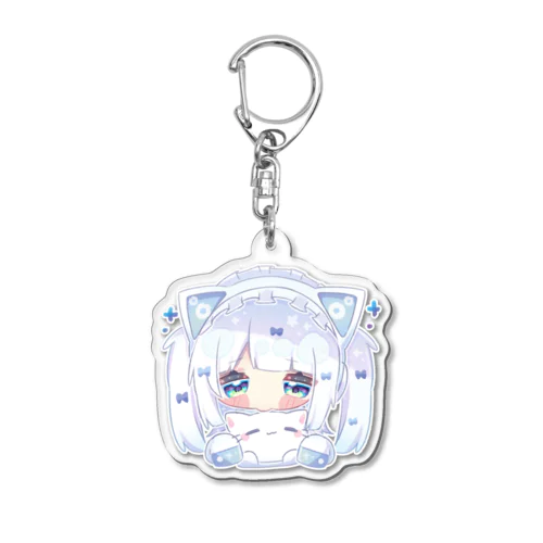 猫耳ヘッドフォンちゃん(しゅん) Acrylic Key Chain