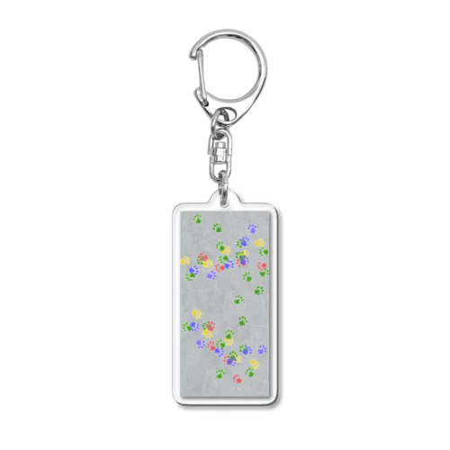 あしあと（コンクリート） Acrylic Key Chain