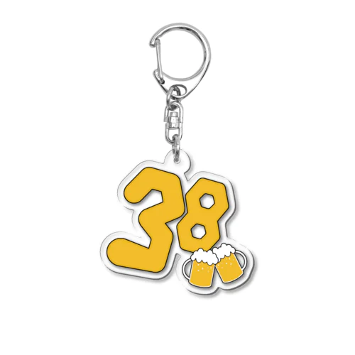 38eers! Acrylic Key Chain