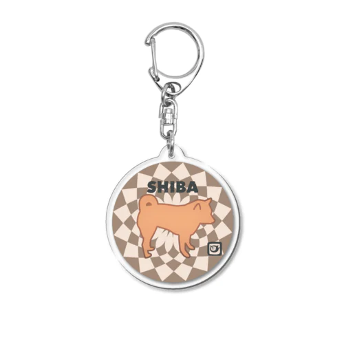 忍犬やまと印のSHIBAさん Acrylic Key Chain