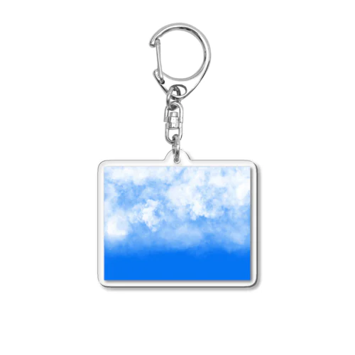 Sky/blue Acrylic Key Chain