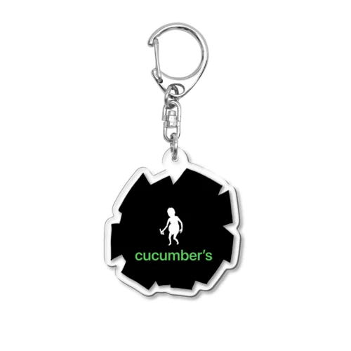 ストリート系お洒落きゅうり宇宙人cucumbers Acrylic Key Chain