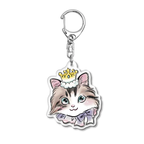 おひめさまにゃん Acrylic Key Chain