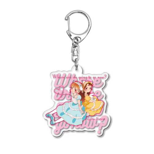 ロリータの女の子 Acrylic Key Chain