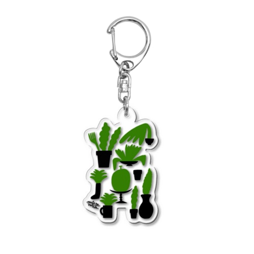癒しのグリーングリーン Acrylic Key Chain