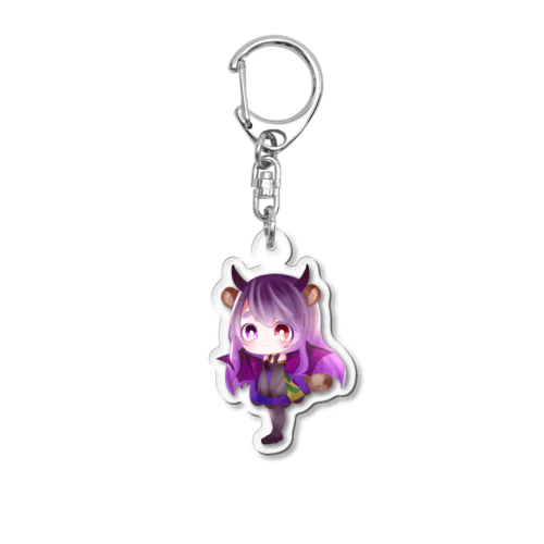 おすまし黒娘 Acrylic Key Chain