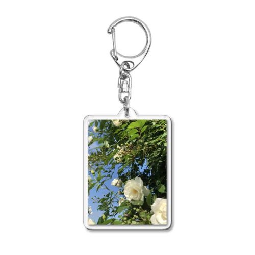 Flower Sky Acrylic Key Chain