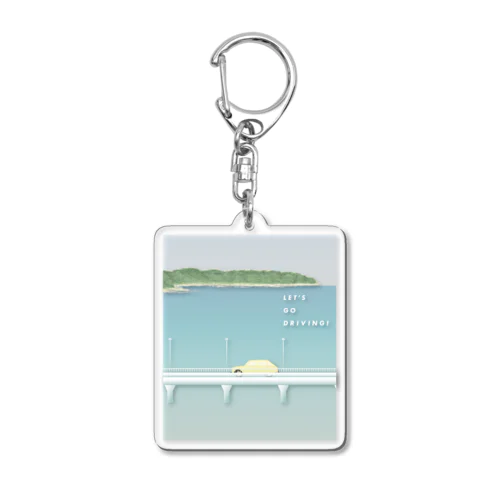 LET'S GO DRIVING! Acrylic Key Chain