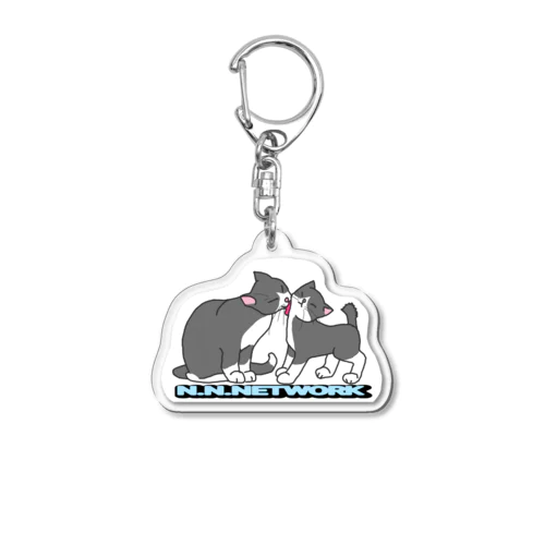 NNN（ねこねこネットワーク）親子 Acrylic Key Chain