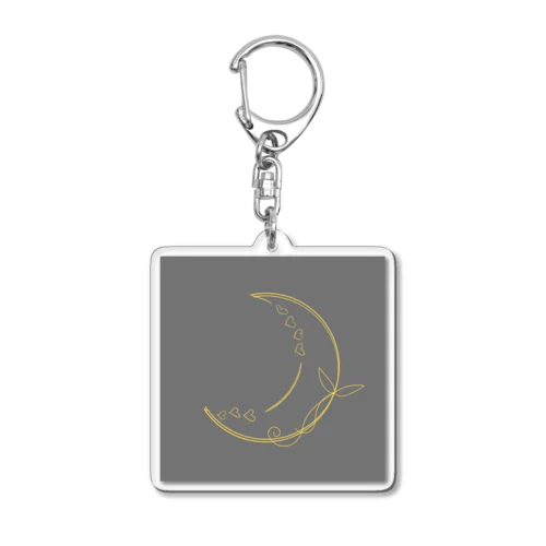 三日月 Acrylic Key Chain