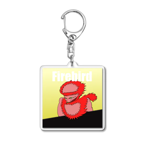 Firebird Acrylic Key Chain