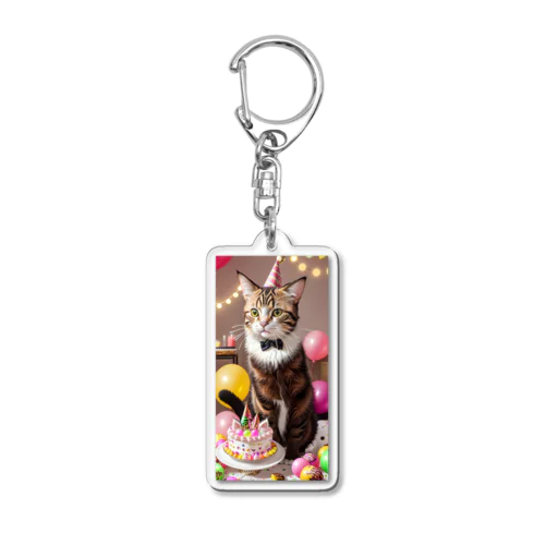 パーティーキャット265 Acrylic Key Chain