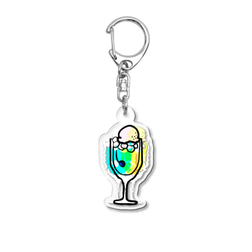 思い出クリームソーダ Acrylic Key Chain