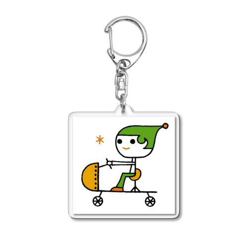 スペースカーボーイ Acrylic Key Chain