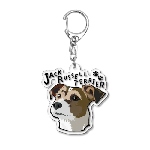 ジャックラッセルテリアアクリルキーホルダー Acrylic Key Chain