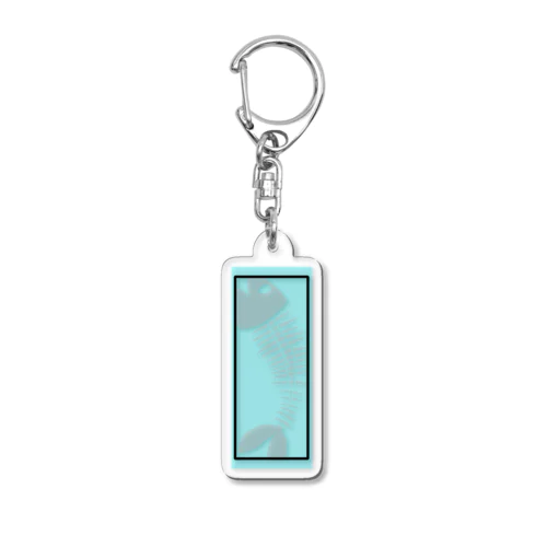 かわいいさかなの骨 Acrylic Key Chain