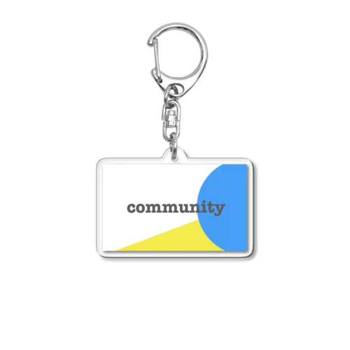 Community Acrylic Key Chain