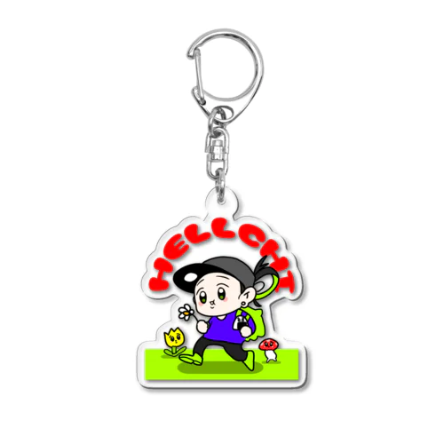 ピクニックへるち Acrylic Key Chain