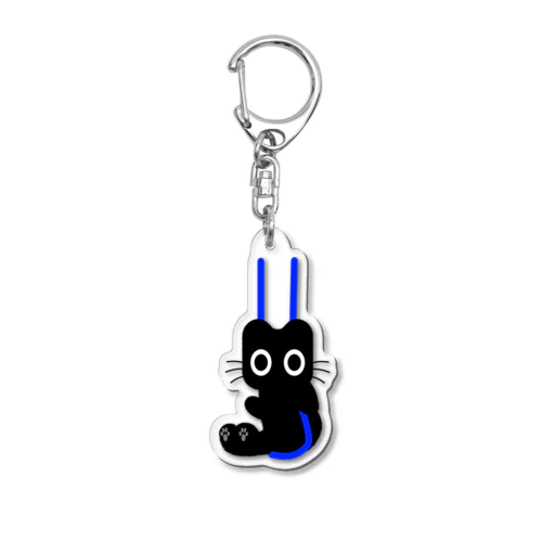 くろねこクロル（ブランコ） Acrylic Key Chain