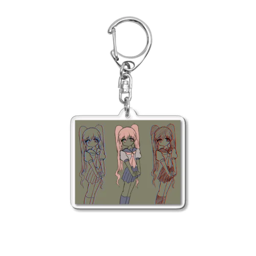 バグガール Acrylic Key Chain