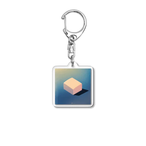 tofu Acrylic Key Chain