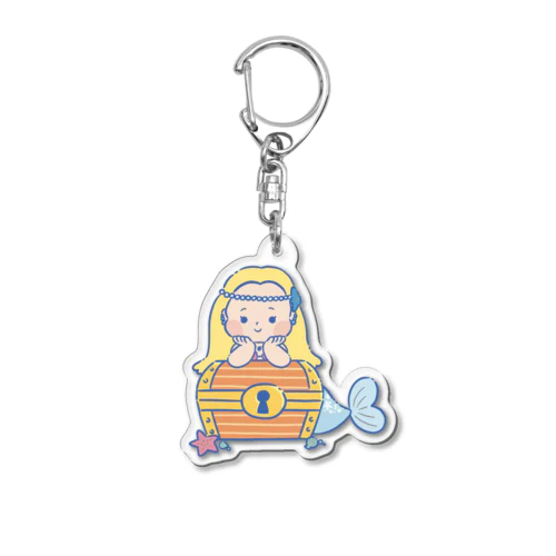 お宝は渡さない人魚 Acrylic Key Chain