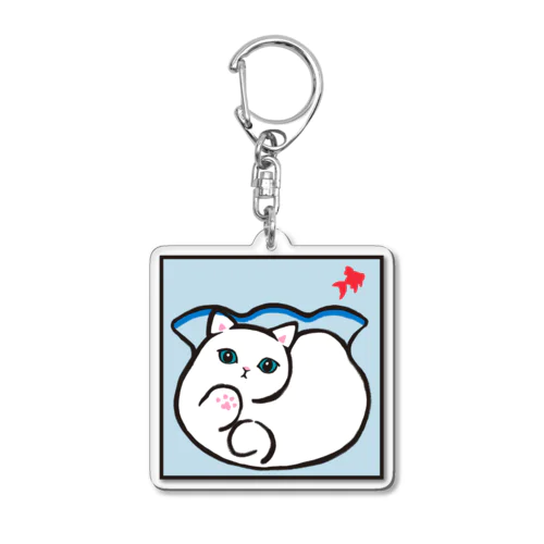 金魚鉢 Acrylic Key Chain