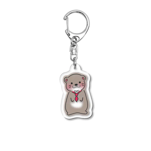 会社員の河中さん（カワウソ） Acrylic Key Chain