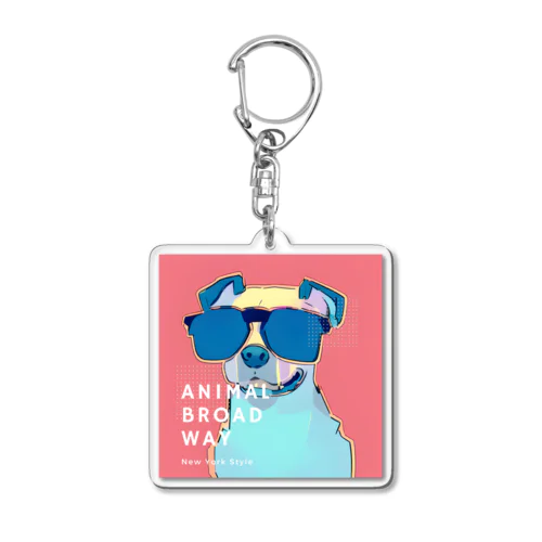 ニューヨークドッグ　No.003 Acrylic Key Chain