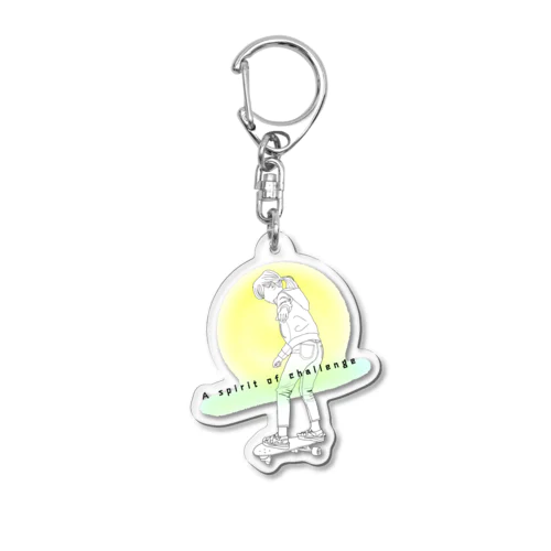 A spirit of challenge Acrylic Key Chain