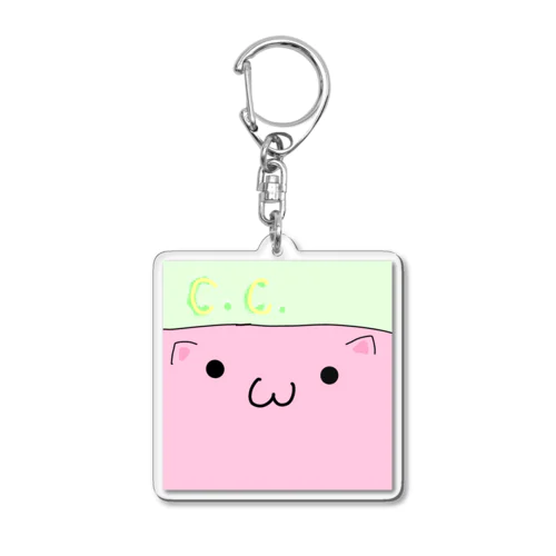 C.C.ぶた Acrylic Key Chain