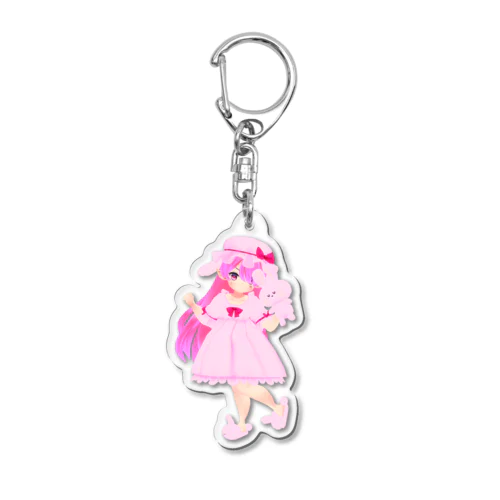 ももいろドリームなぺたるちゃん Acrylic Key Chain