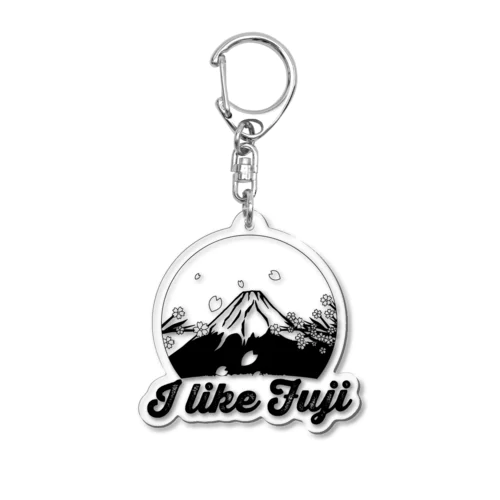 富士山好き Acrylic Key Chain